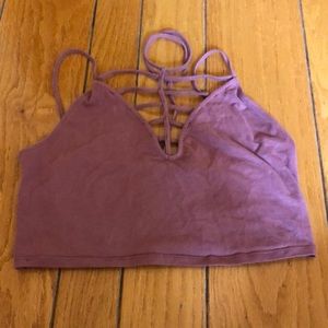 Charlotte Russe Blush Crop Top